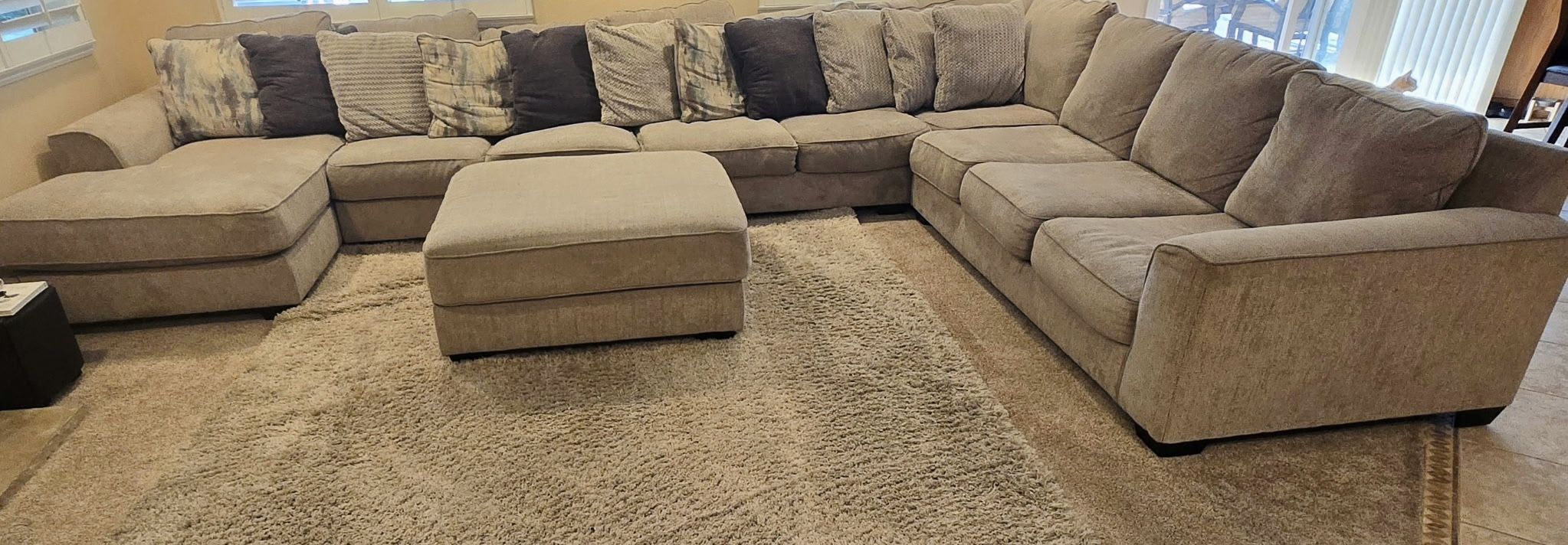 Large Gray Sectional