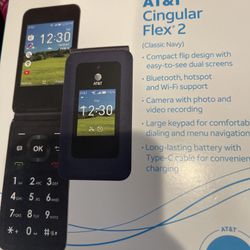 AT&T Prepaid Cingular Flex 2 (4GB) PREPAID Smartphone - Classic Navy