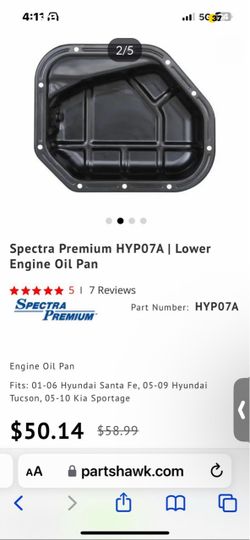 Spectra Premium HYPO7A | Lower Engine Oil Pan