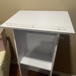 White Wood Podium 