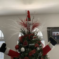 Santa Boots For Christmas Tree 