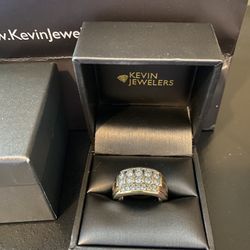 2ct. Diamond Ring Mens 14kt Yellow Gold 