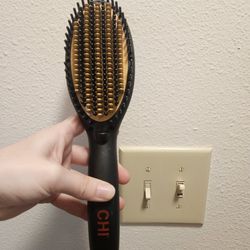 Chi Hair Brush Straightner 2 In 1