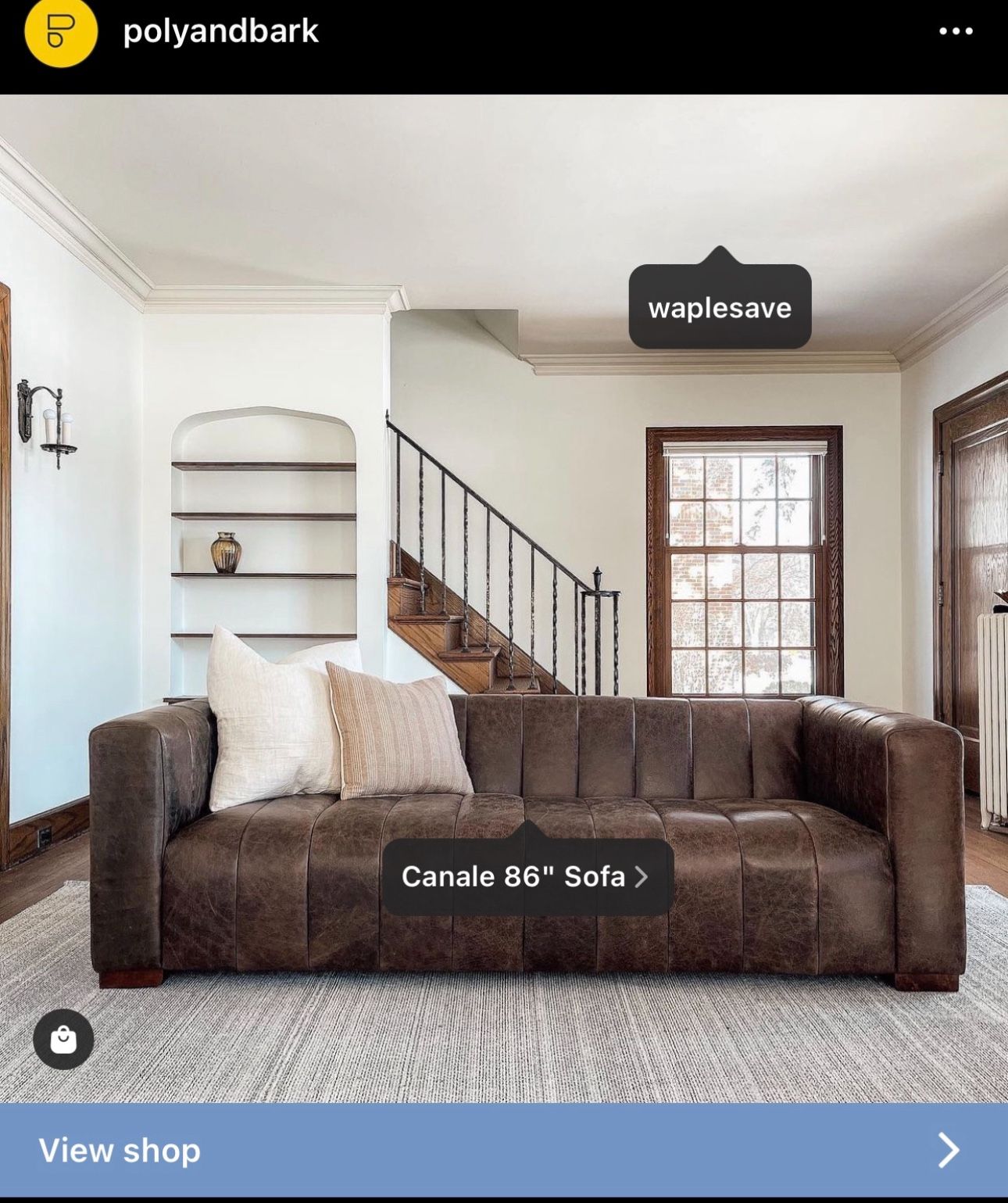 Poly & Bark Canale 86’ Sofa