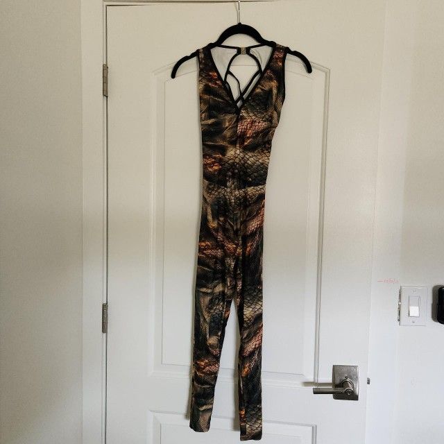 Reptile print full length bodysuit from MiCuerpo