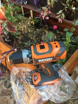 RIDGID Brushless Hammer Drill 18v