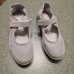 Grey and White Shoes