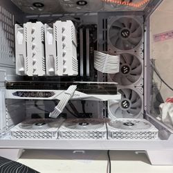Custom White Gaming PC – Ryzen 7 + RX 7600 – RGB – 1440p Ready – 32GB RAM
