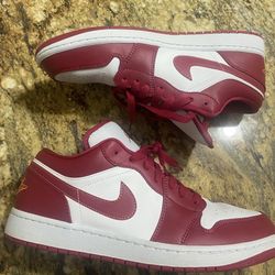 Air Jordan 1 Low Red & White
