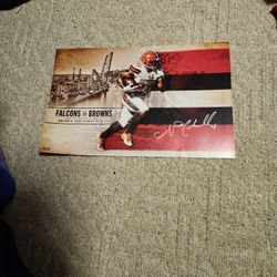 Nick Chubb Poster Cleveland Browns 