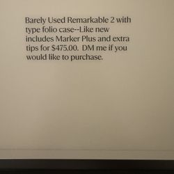 Remarkable 2 With Magic Pen, Cloth And Typefolio Case 