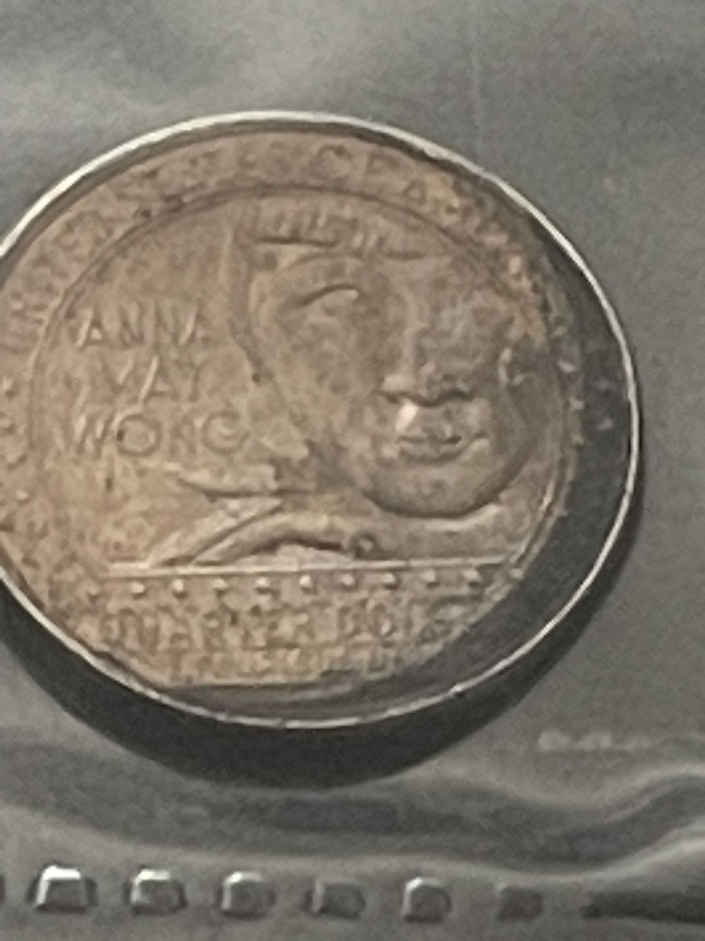 2022 Rare Coin With Dye