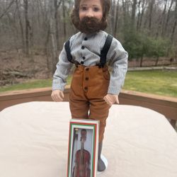 Ashton Drake Little House On The Prairie Pa Ingalls porcelain doll
