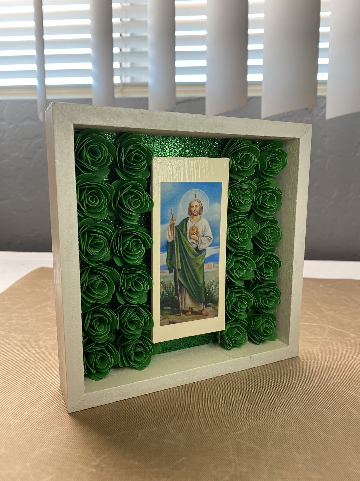 San Judas (Catholic) Shadow Box - 5x5 inch