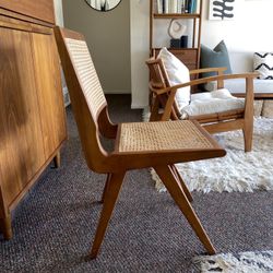 HD BUTTERCUP CANE ACCENT CHAIR