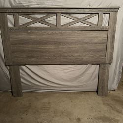Queen Size Headboard And Bed Set