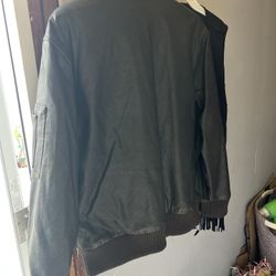 Arizona Leather Bomber Jacket