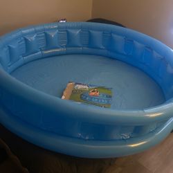 Brand New Pool And Air Pump GREAT FOR FATHERS DAY FUN! ( Pumped To Show Never Used) 