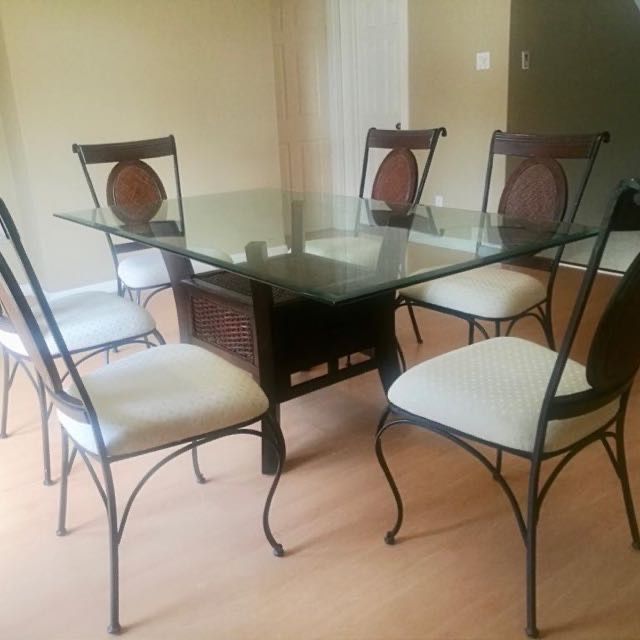 Dining table with 6 chairs