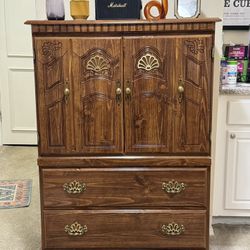 Storage Cabinet With Two Drawers 