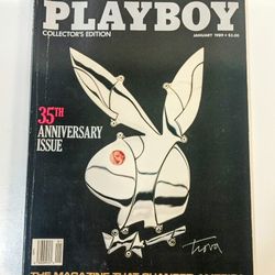 Vintage 1989 Playboy 35th Anniversary Issue Collector's Edition Free Shipping 