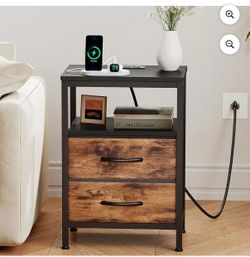 Charging station nightstand