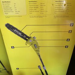 Ryobi Pole Saw Only Tool New