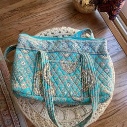 Vera Bradley Turquoise Paisley Bag