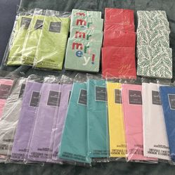 Nice Lot of Hallmark Holiday Napkins, and Tissue. $10 for the lot.