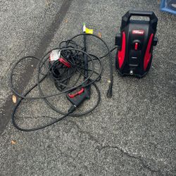 Hypertough 1600 PSI Portable Electric Pressure Washer
