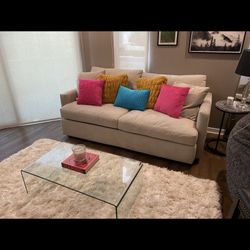 Cream Sofa - Like New! 