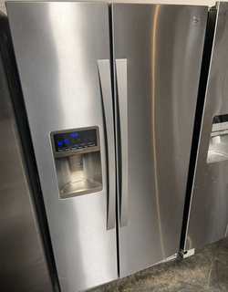 Great deal — Kenmore stainless side‑by‑side w/ ice & water