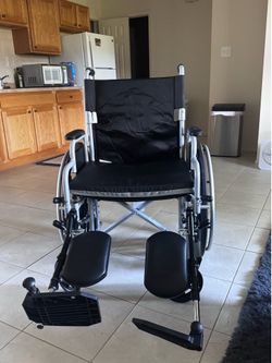 New drive poly fly wheel chair