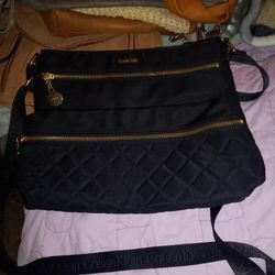 Calvin Klein Black Cross Body With Free Garment Bag Great Condition Gently Used