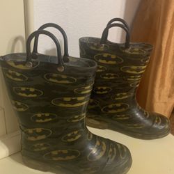 Kids Western Chief Batman Light-Up Rain Boots