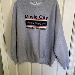 Adult Size Large Music City Piggly Wiggly Nashville Tennessee Sweatshirt