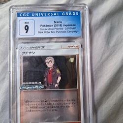 Pokémon Cgc Mint 9 Graded. 