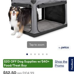 EveryYay Large Soft Sided Foldable Travel Crate