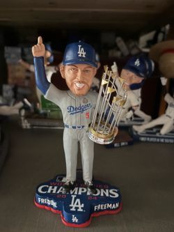 Freddie freeman dodgers World Series champions Foco bobblehead