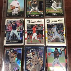 Baseball Cards Chrome Optic Cards 