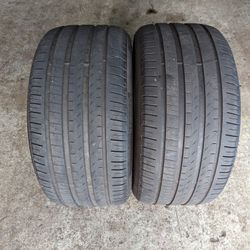 285/40R20 PIRELLI CINTURATO P7 PAIR OF TIRES 