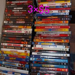 Movies~ used~ over 400 ~ 3 × $5
