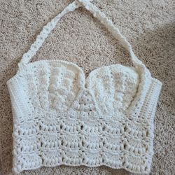 Knitted Crop Top / Top Tejido a  Mano