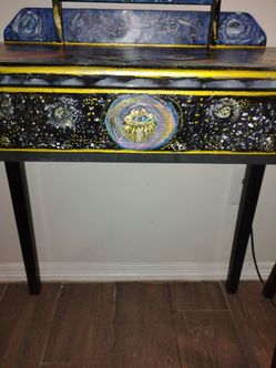 Hand-Painted Cosmic Vanity