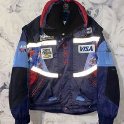 Vintage Spyder US Ski Team Jacket  Men L Blue Eagle Dermizax Thinsulate USA 99