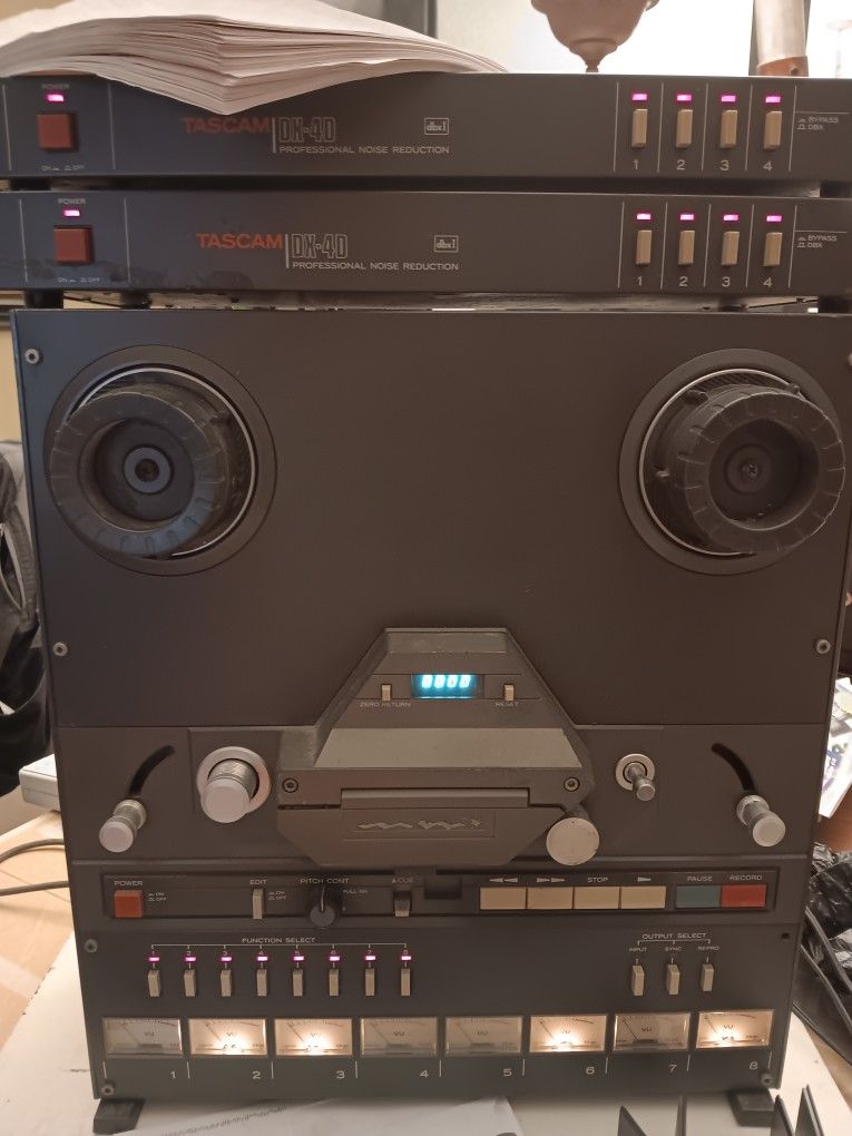 TASCAM 38 Reel To Reel Recorder with DX-40 Units