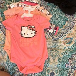 Hello Kitty onesies 3 to 6 months