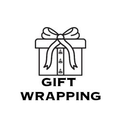 Gift Wrap Wrapping Bag + Note Card Bundle Service w/ any purchase Color & Style Varies