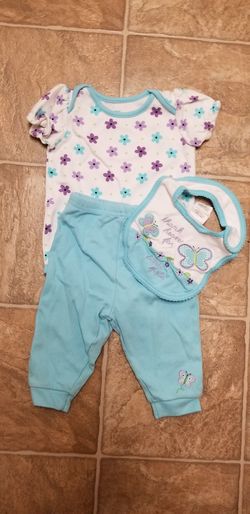 6-9M 3pc "Thank Heaven for Little Girls" outfit