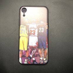 iPhone XR Kobe, MJ, LeBron Phone Case